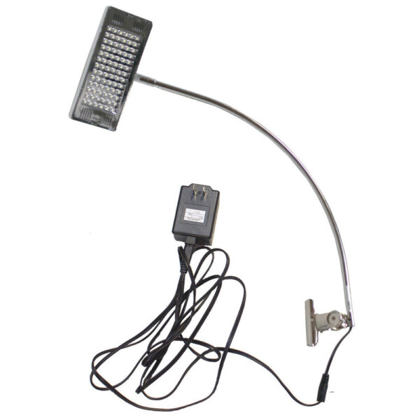 Banner Stands – Silver Clamp Light LED