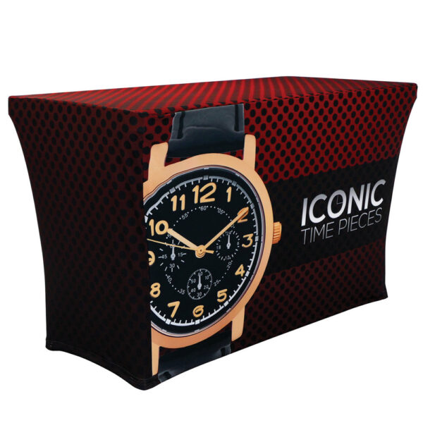 4′ Stretch Table Throw Full Color 4-sided with Custom Dye-Sub Print - Image 2