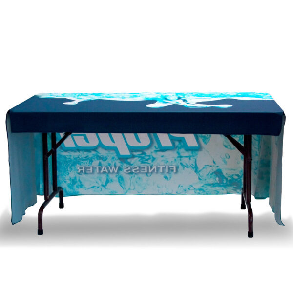 4′ Regular Table Throw Full Color 3-sided with Custom Dye-Sub Print - Image 3