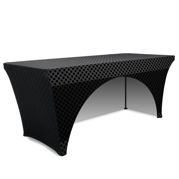 6′ Stretch Table Throw Full Color 3-sided with Custom Dye-Sub Print - Image 2