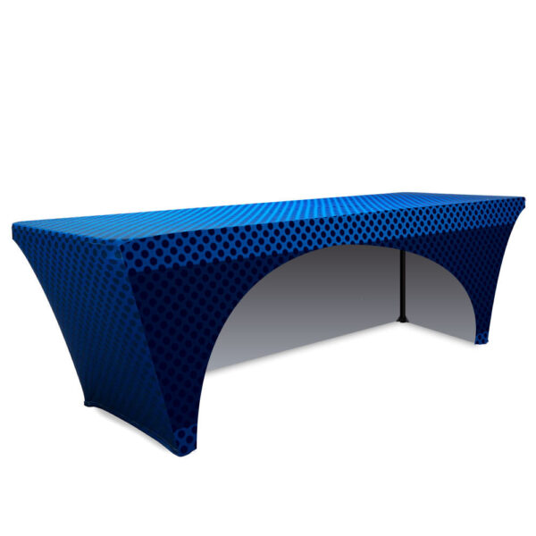 8′ Stretch Table Throw Full Color 3-sided with Custom Dye-Sub Print - Image 2