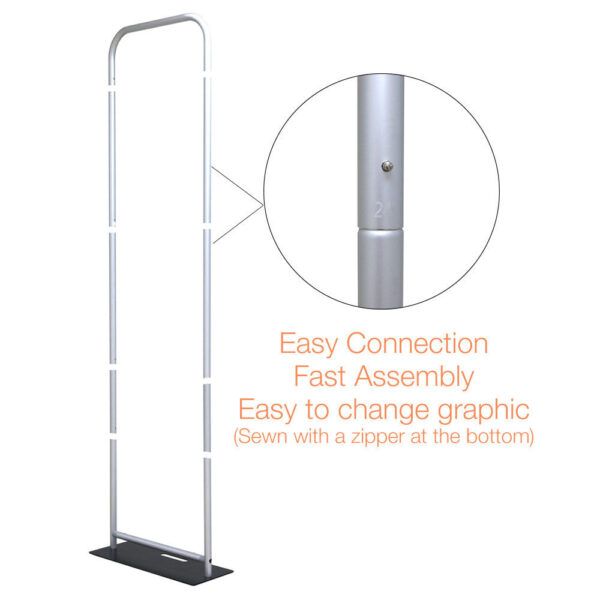 2ft x 9.5ft EZ Extend Fabric Display - Image 2