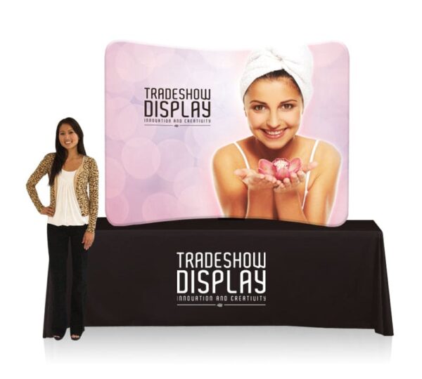 6 ft. EZ Tube Display – Tabletop Curve - Image 2