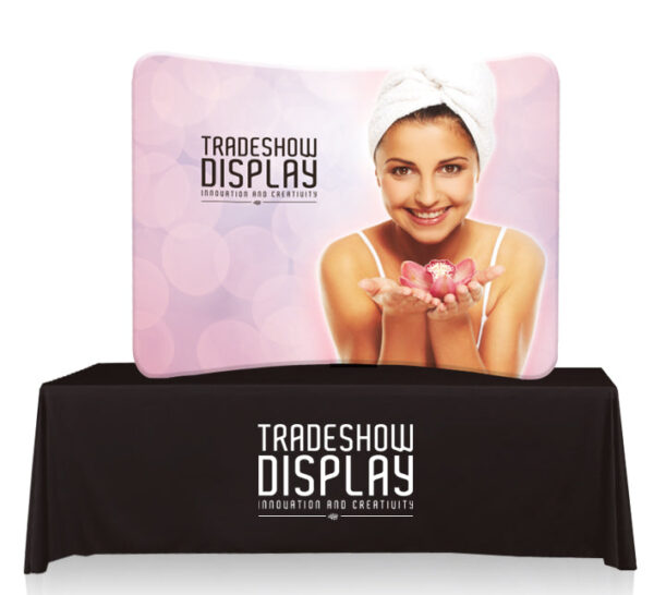 6 ft. EZ Tube Display – Tabletop Curve