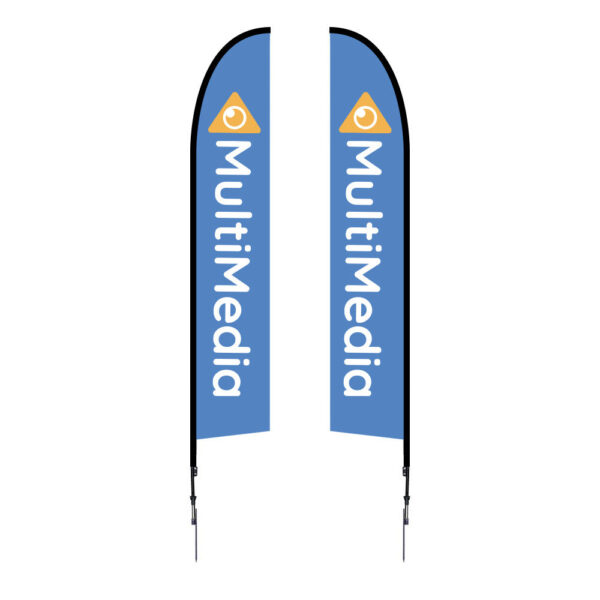 14′ Falcon Flag Large Spike Base