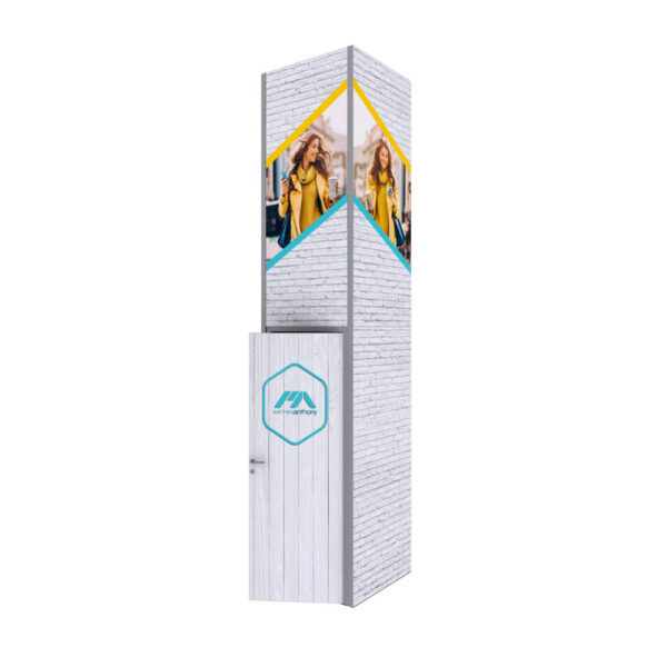 3.5ft x 16ft Modco Modular Tower w/ Door Graphic Package