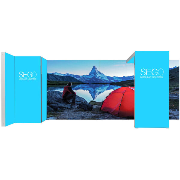 20′ x 10′ Sego Modular Lightbox Display Configuration F - Image 5