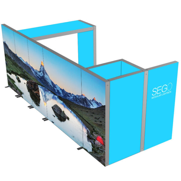 20′ x 10′ Sego Modular Lightbox Display Configuration F - Image 6
