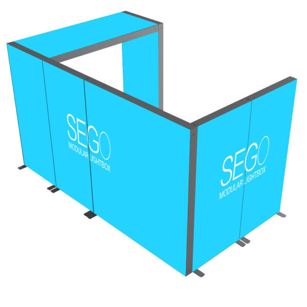 15′ x 10′ Sego Modular Lightbox Display Configuration G - Image 2