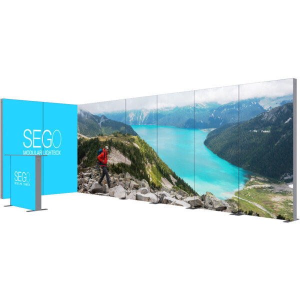 20′ x 10′ Sego Modular Lightbox Display Configuration H