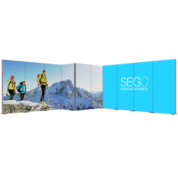 20′ x 10′ Sego Modular Lightbox Display Configuration I