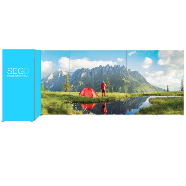 20′ x 10′ Sego Modular Lightbox Display Configuration J