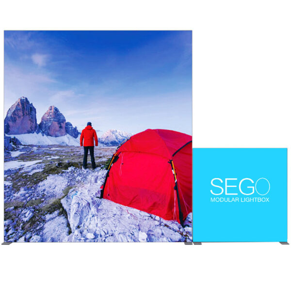 10′ x 10′ Sego Modular Lightbox Display Configuration D