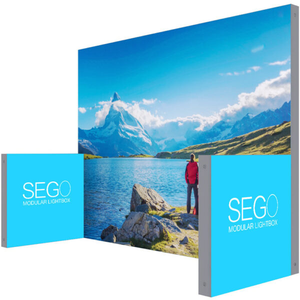 10′ x 10′ Sego Modular Lightbox Display Configuration E - Image 2