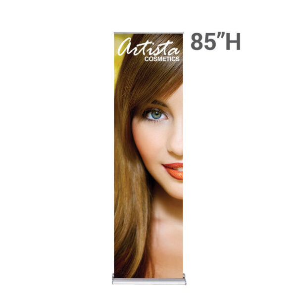 2′ x 7.6′ Silverstep Retractable Banner Stand
