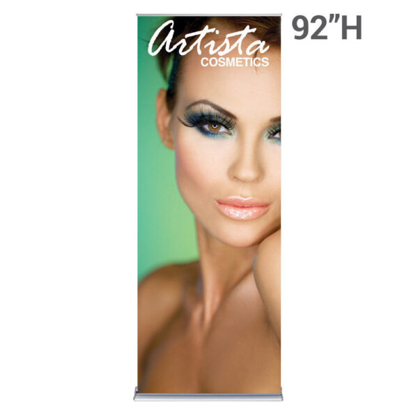 3′ x 7.6′ Silverstep Retractable Banner Stand