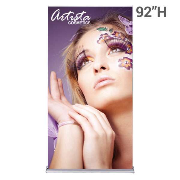 4′ x 7.6′ Silverstep Retractable Banner Stand