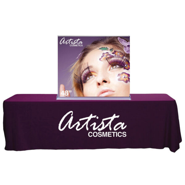 4′ x 3′ Silverstep Retractable Banner Stand Tabletop