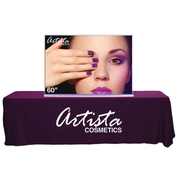 5′ x 5′ Silverstep Retractable Banner Stand Tabletop