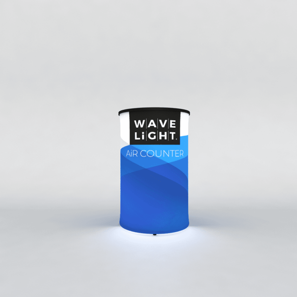 2ft x 2ft x 3ft WaveLight Air Backlit Inflatable Counter – Circular