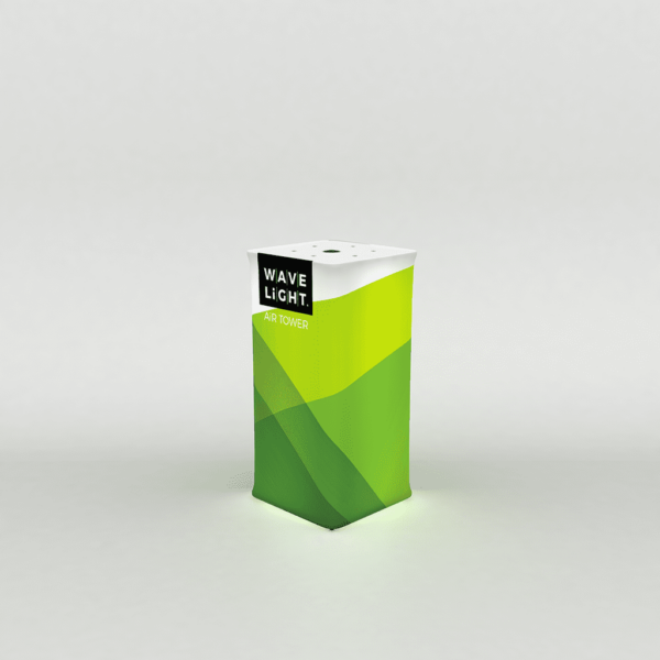 3ft x 3ft x 5ft WaveLight Air Backlit Inflatable Square Tower - Image 2