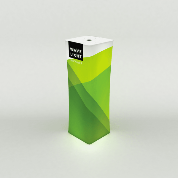 3ft x 3ft x 10ft WaveLight Air Backlit Inflatable Square Tower - Image 2