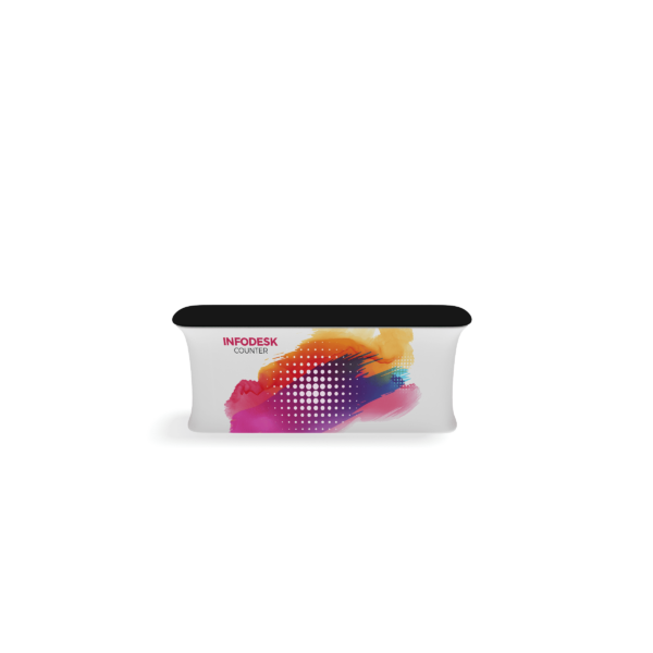 InfoDesk Counter – 3 Panel Straight