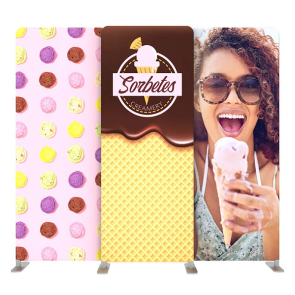 10ft Ez Tube Connect Backlit Single-sided Graphic Package – Kit A