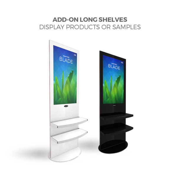 Black Blade Rectangular Shelf