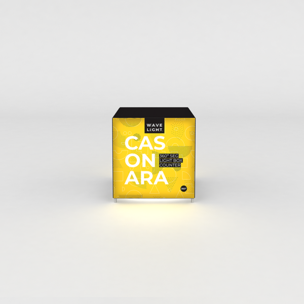 39in WaveLight Casonara SEG Square Light Counter Display - 100L